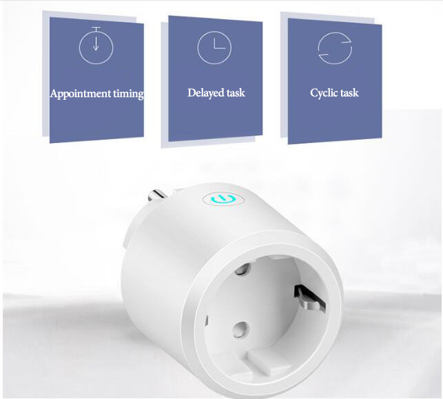 European standard Alexa smart socket wifi mobile phone timer switch